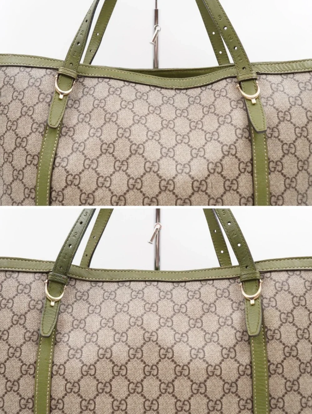 CN35 💟 GUCCI GG Supreme Monogram Nice Tote